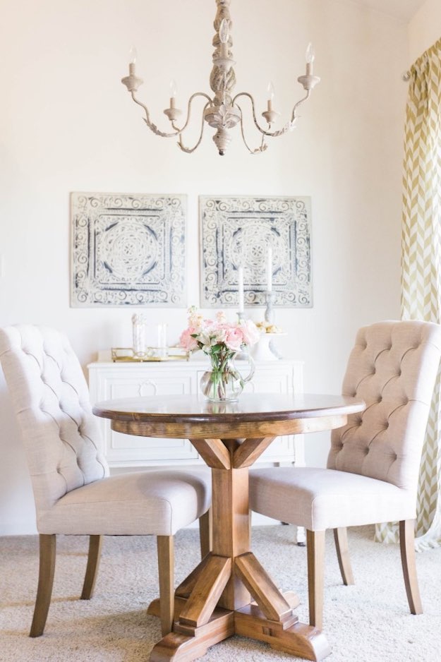 add some luxury | Small Dining Room Ideas: 17 Clever Ways To Use Space