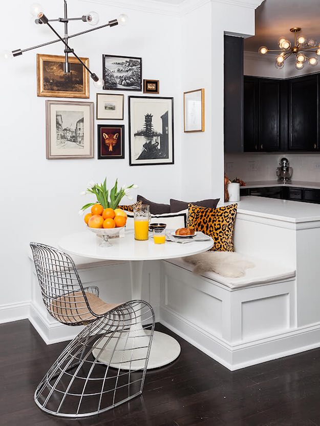 use corner space wisely | Small Dining Room Ideas: 17 Clever Ways To Use Space