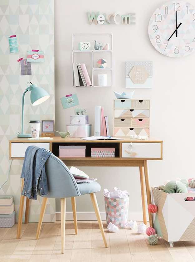 A Functional Workspace | Teen Room Decor: Everything You Need For The Coolest Room Ever