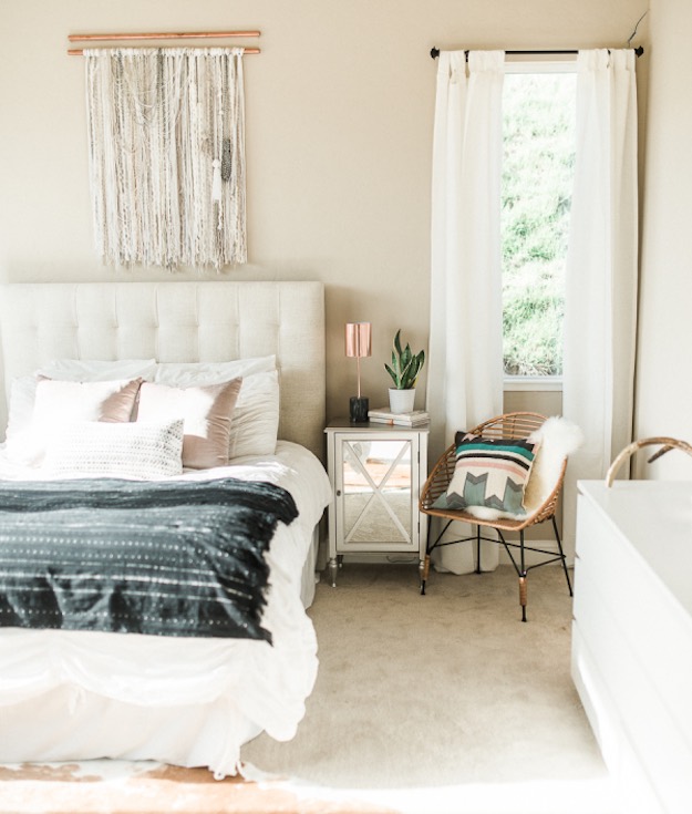 Modern Bohemian | Bohemian Bedroom Ideas To Inspire You This Fall