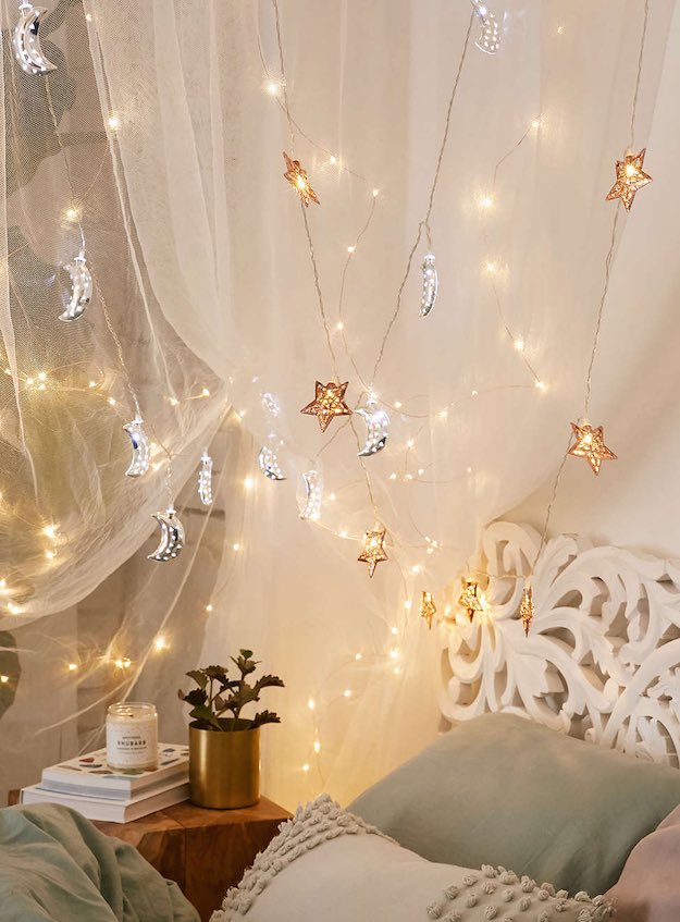 Star String Lights | Bohemian Room Decor Finds From Urban Outfitters