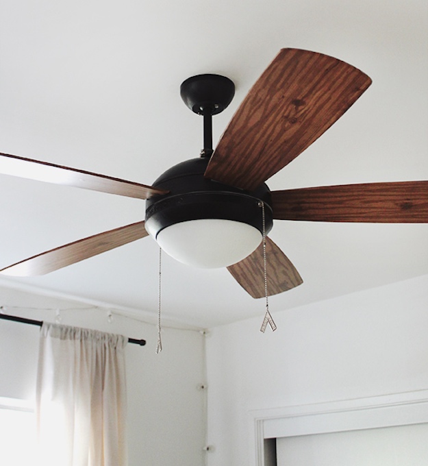 Schoolhouse Ceiling Fan | Simple DIY Room Upgrades You Can Do This Weekend