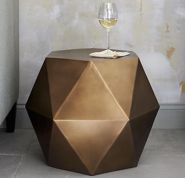 Modern Brass | End Table Ideas: Stylish Tables You Can Buy Right Now