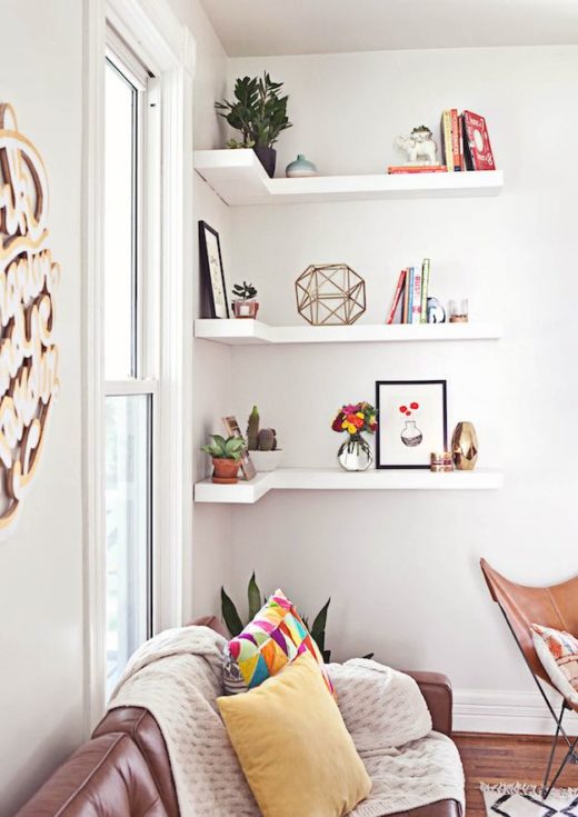 Creative Floating Shelves Designs To Inspire Your #Shelfie