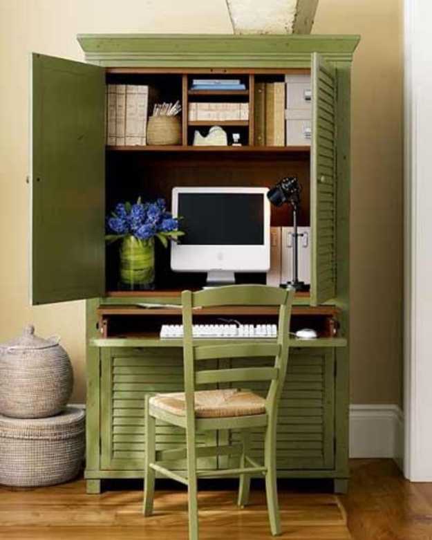 In the Cupboard | Clever Home Office Design Tricks For Limited Spaces
