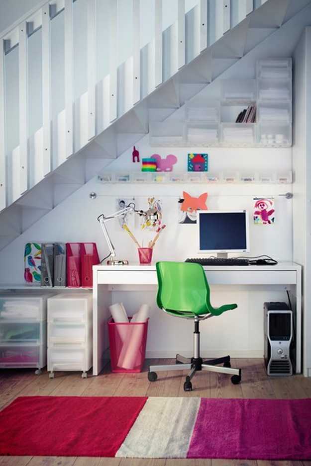 Stair Space | Clever Home Office Design Tricks For Limited Spaces