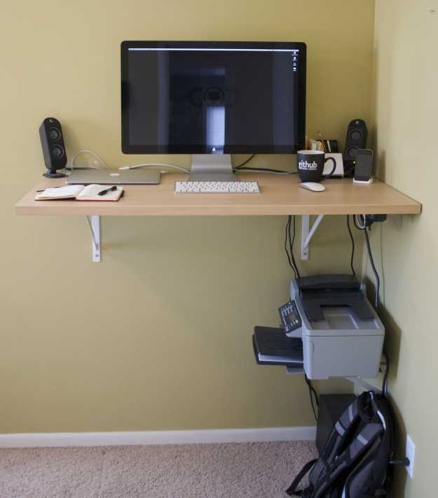 Standup Desk | Clever Home Office Design Tricks For Limited Spaces