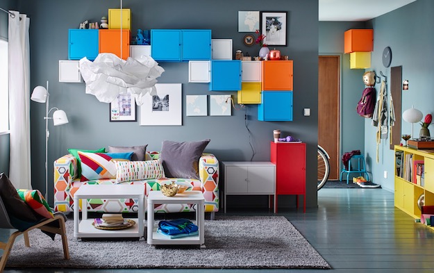 Colorful Cabinets | Wall Decorations To Spruce Up Your Room