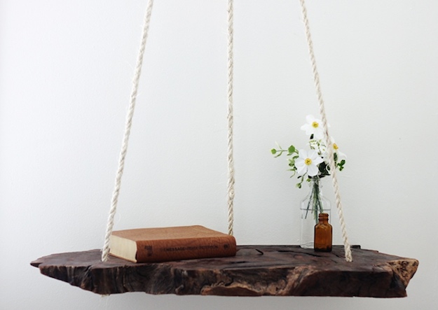 Hanging Shelf | Unique Home Decor To Set Your Living Room Apart From The Rest