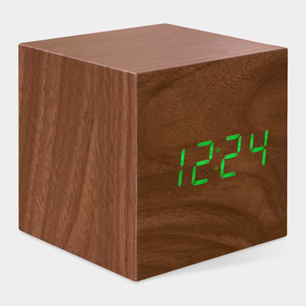 Wood Cube Clock | Unique Home Decor To Set Your Living Room Apart From The Rest