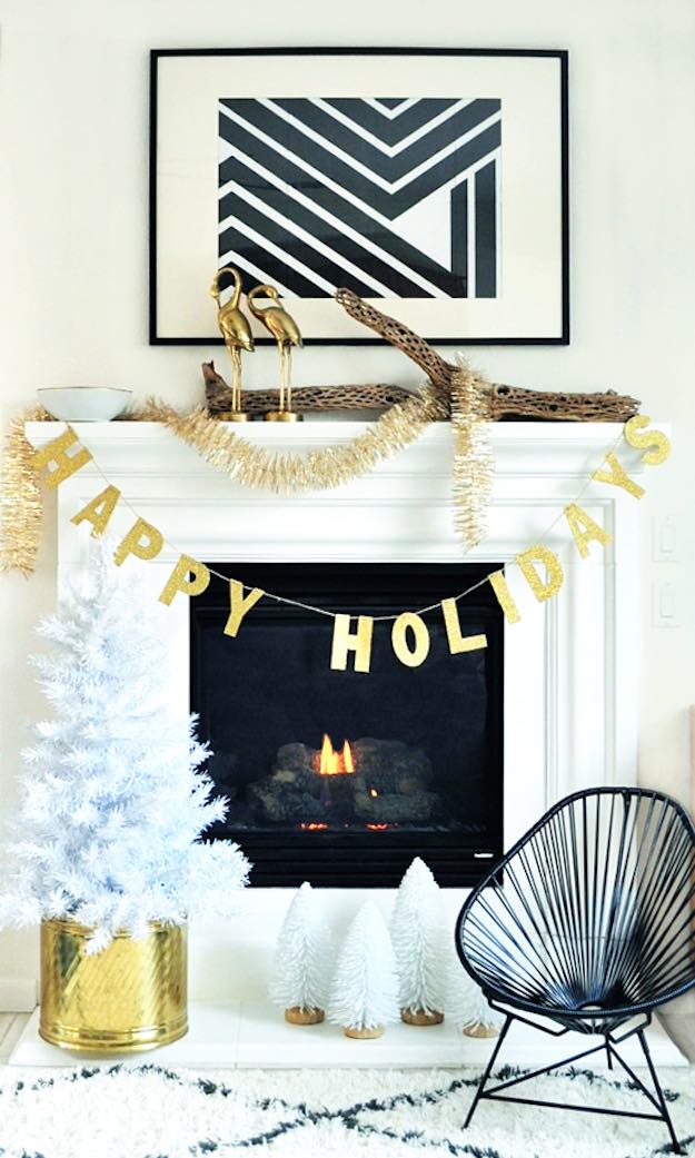 Trendy Metallics | Christmas Home Decorating Ideas To Get You In The Holiday Mood