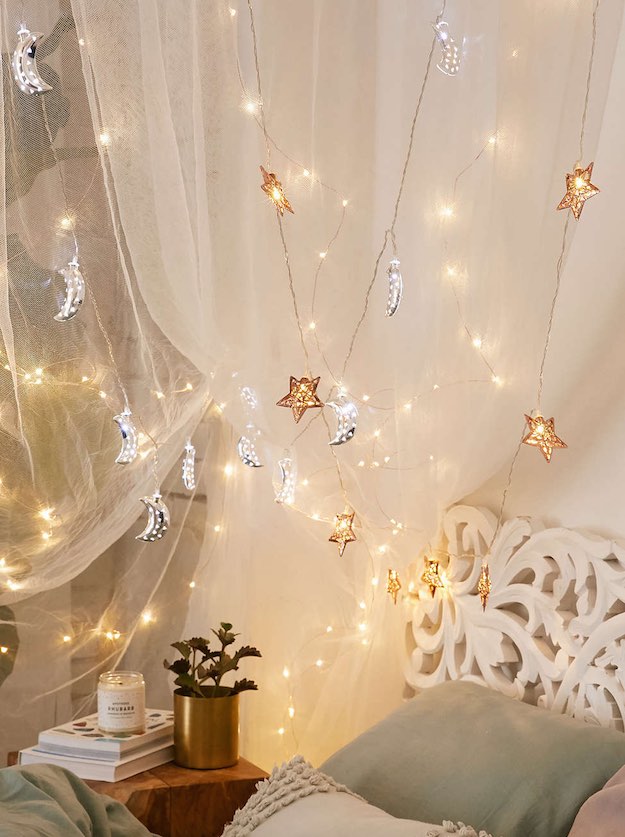 On your canopy | Creative Ways To Use Christmas Lights All Year 'Round
