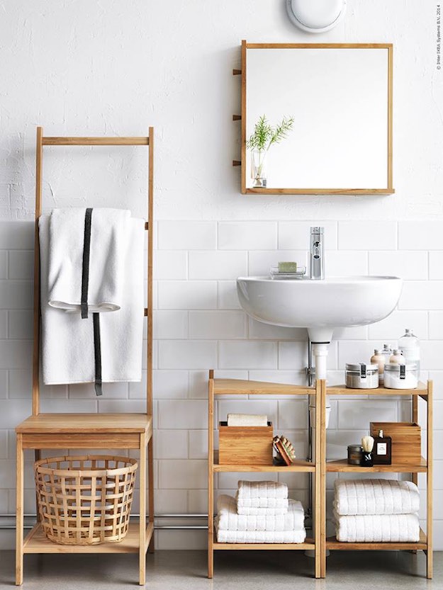 Up your storage game | Apartment Bathroom Ideas To Steal For Your Space
