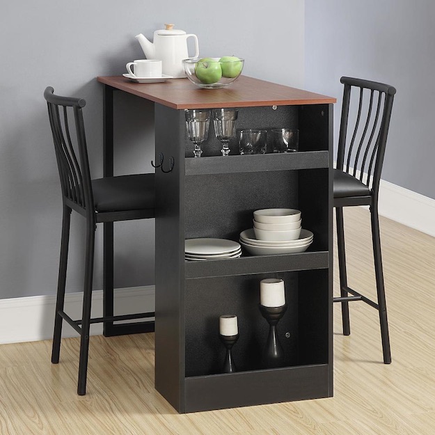 3-Piece Black Counter-Height Set | Black Friday Furniture Deals You Need To Know