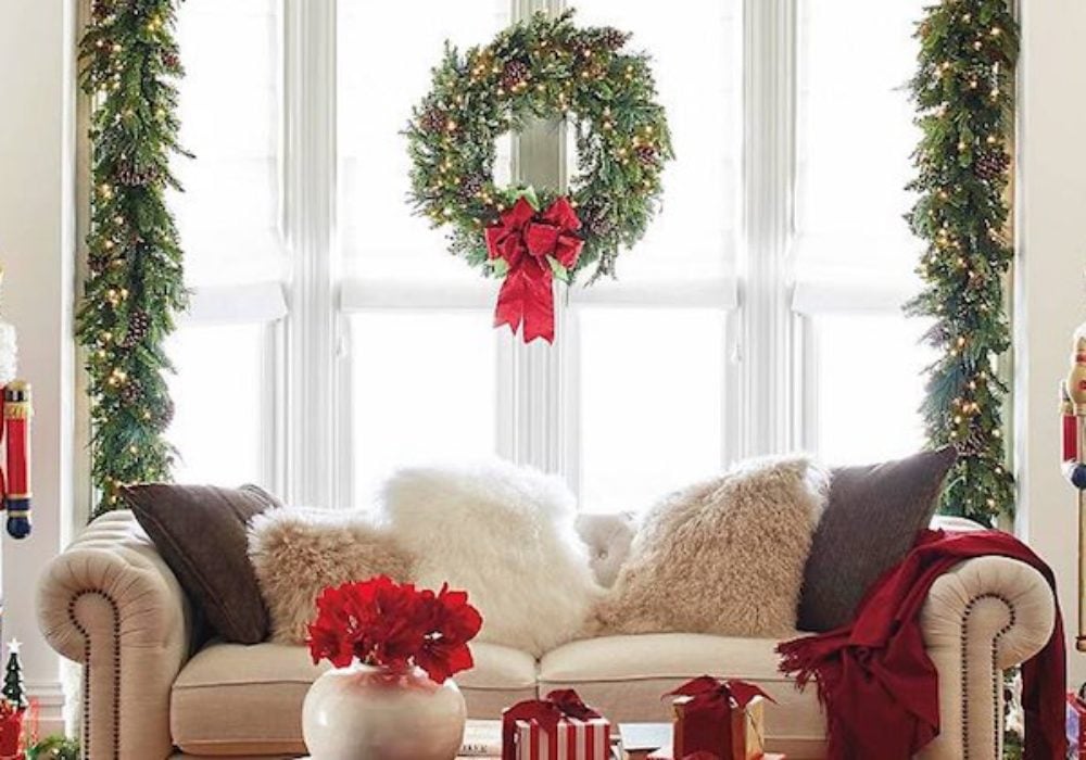 10 Stores To Shop For Christmas Living Room Decor