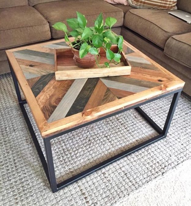 West Elm-Inspired Coffee Table | DIY Coffee Table Ideas For The Budget-Conscious Decorator