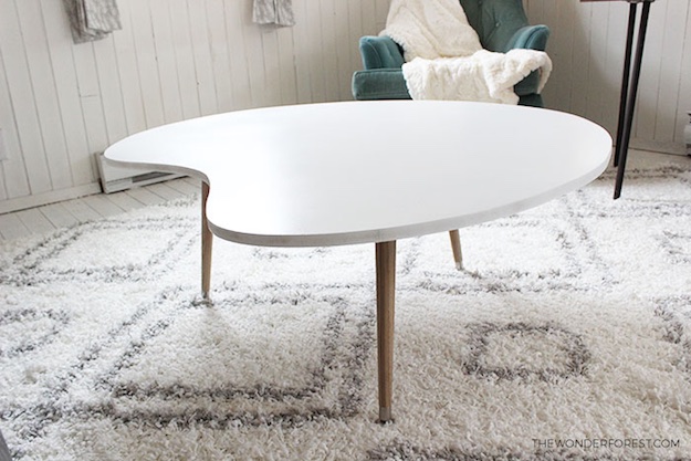 Mid Century Modern Coffee Table | DIY Coffee Table Ideas For The Budget-Conscious Decorator