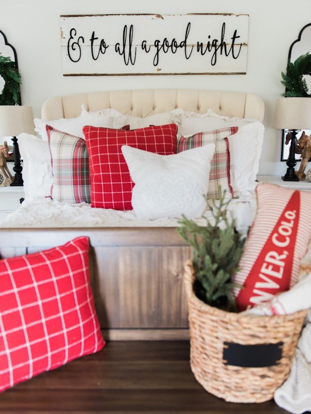 Farmhouse-Inspired | Christmas Bedroom Ideas To Bring In The Holiday Cheer