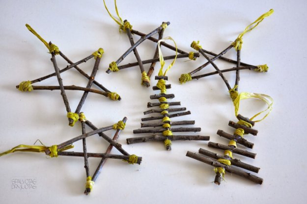 Twig and Twine Christmas Ornaments | Easy DIY Christmas Decorations | Make Simple Christmas Decor