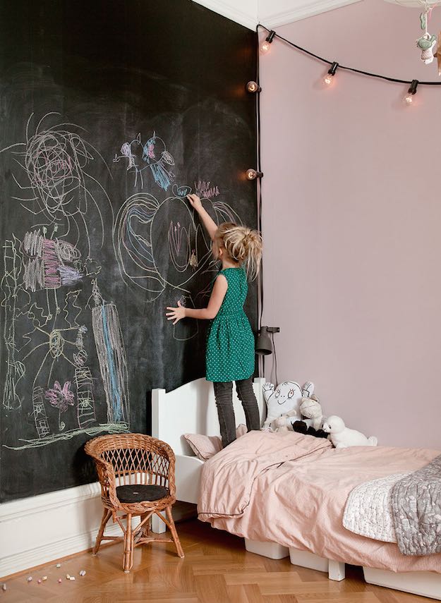 Chalkboard Walls | Clever Kids Room Decorating Ideas You'll Love This Season