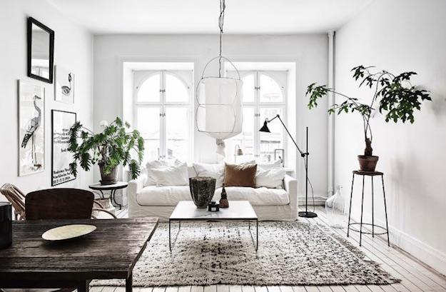 Rustic Touches | Scandinavian Living Room Ideas For An Ultra-Chic Space