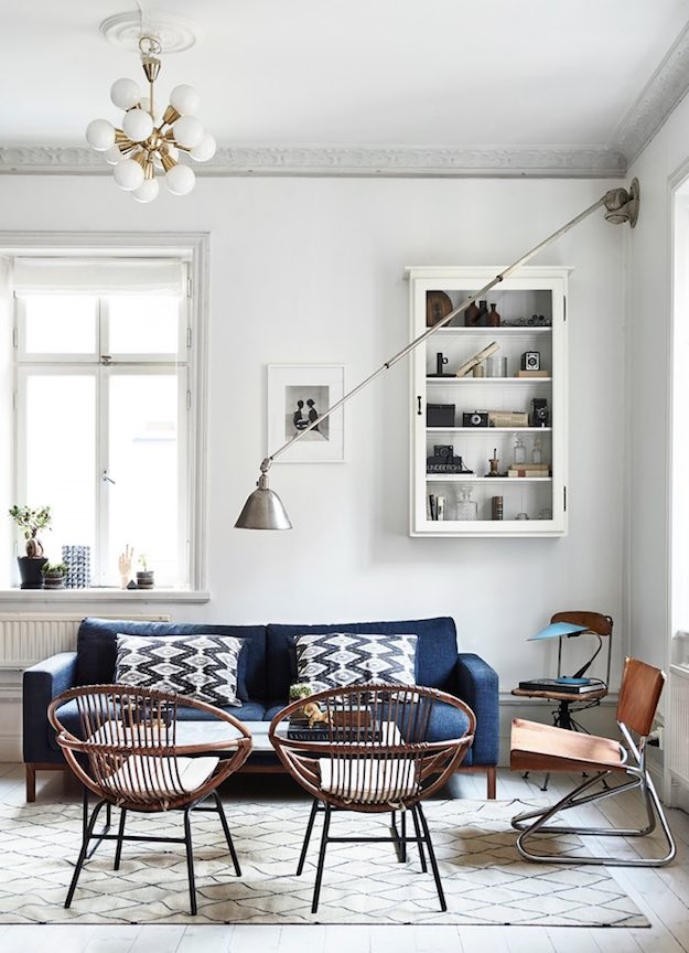 Scandinavian Glam | Scandinavian Living Room Ideas For An Ultra-Chic Space