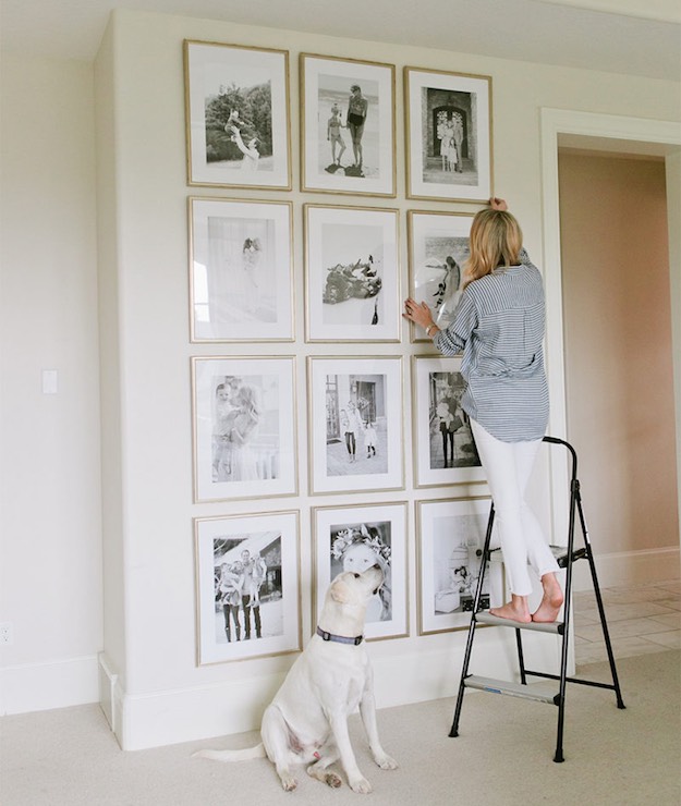 Make and Frame your own | Artsy Living Room Design: Inspiring Ways To Display Art In Your Home