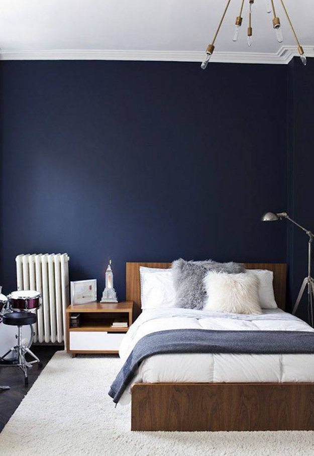 A Royal Backdrop | 13 Blue Bedroom Ideas
