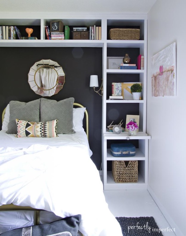 Adding Extra Shelving | Small Master Bedroom Ideas On A Budget